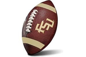 Franklin Sports Kids NCAA Youth Football - Official College Team Football with Team Logos - Junior Size Football