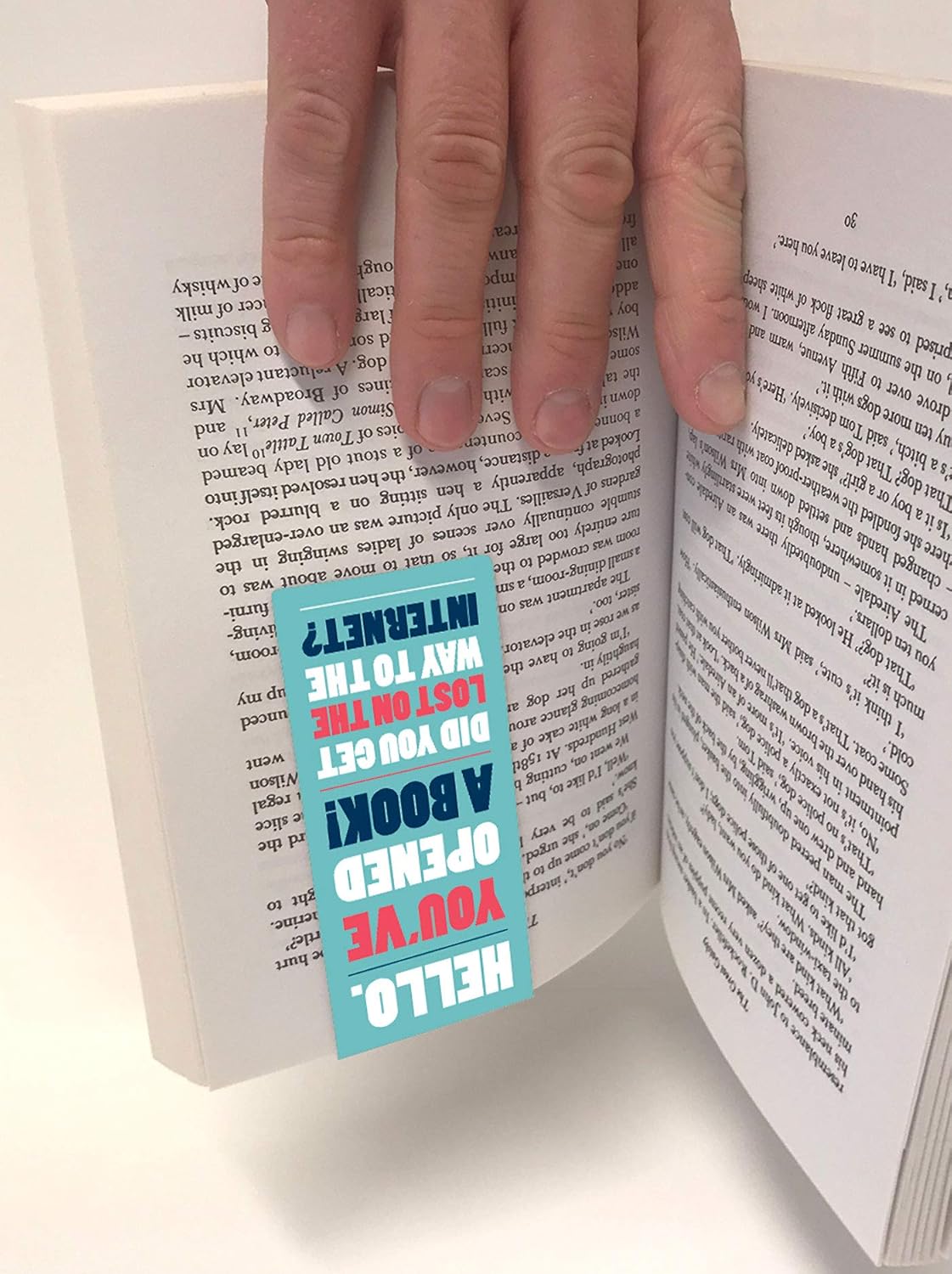 Brainbox Candy, Funny 'Hello' Magnetic Bookmark, Perfect Little Birthday Present Gift for Him Her Friends Book Lovers - Image 5