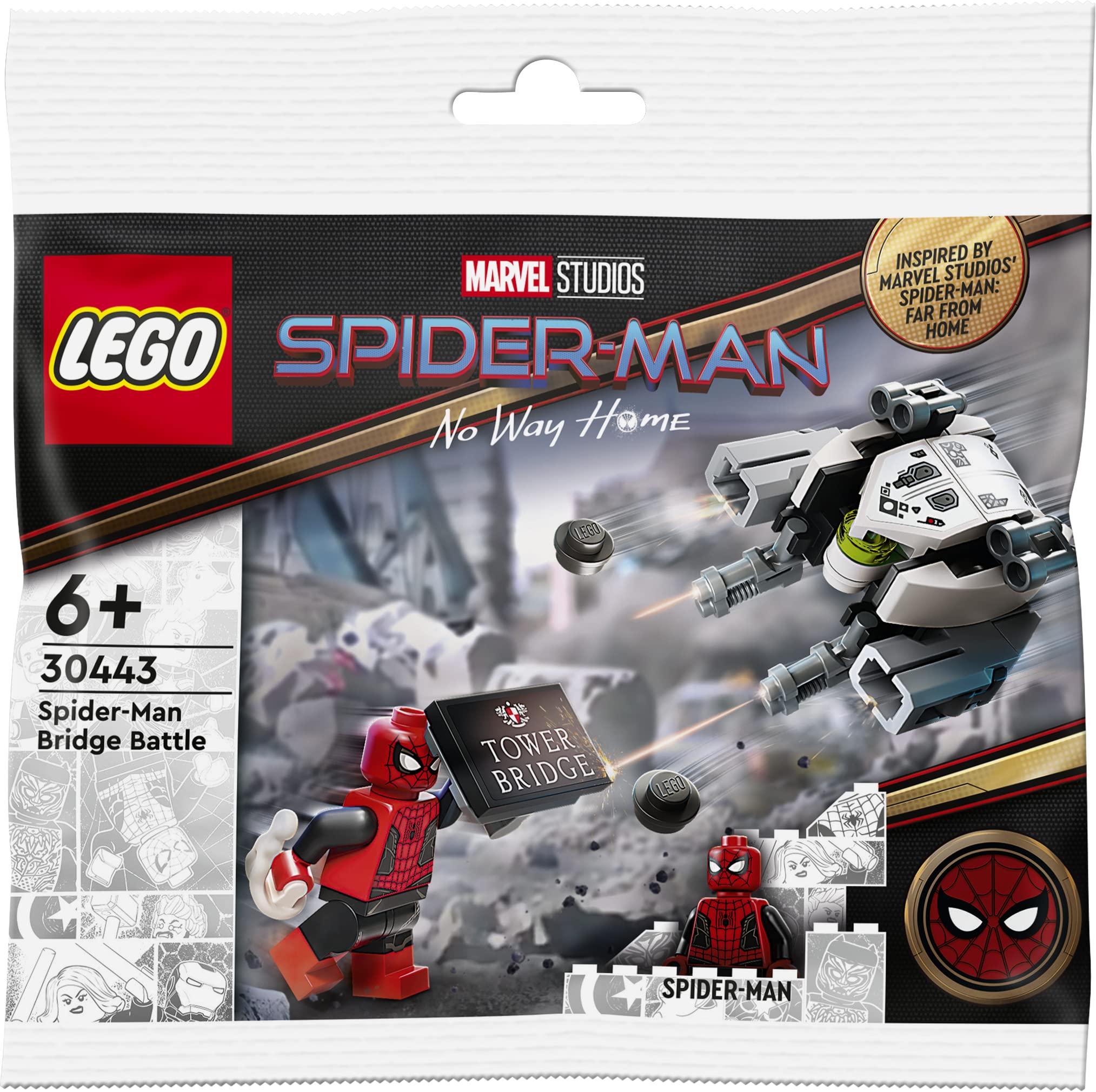 LEGO Super Heroes Spider-Man pojedynek na moście (30443) [KLOCKI]