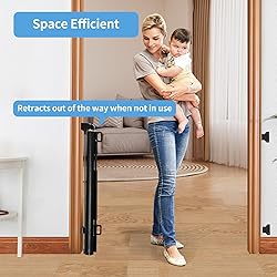 Veraste Retractable Baby Gate,Mesh Baby Gate or