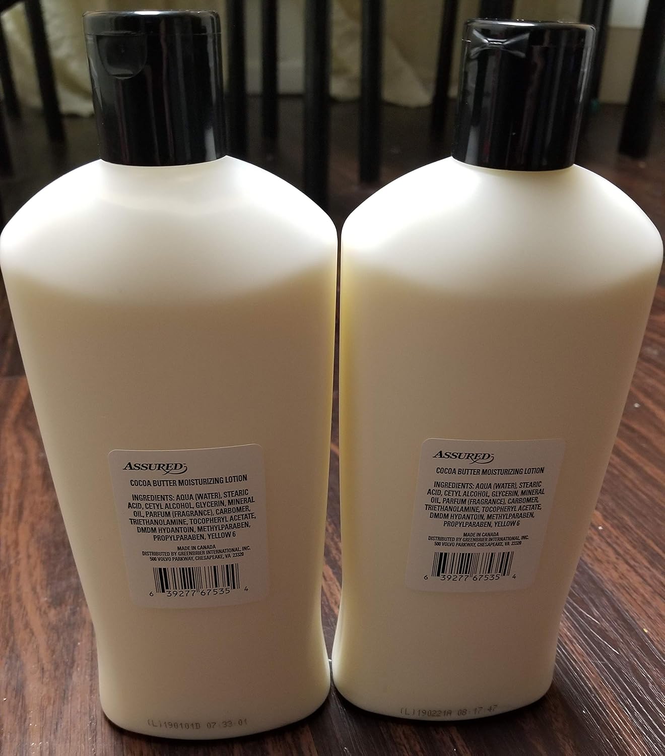 assured cocoa butter lotion