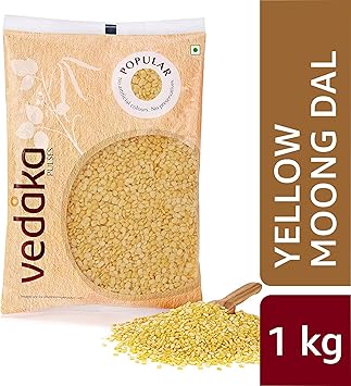 Amazon Brand-Vedaka Popular Moong Dal (Yellow), 1 kg