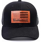 68LDROOTER The Dogfather Trucker Hat for Men, Best Dog Dad Gifts, Adjustable Mesh Back Baseball Cap, Idea