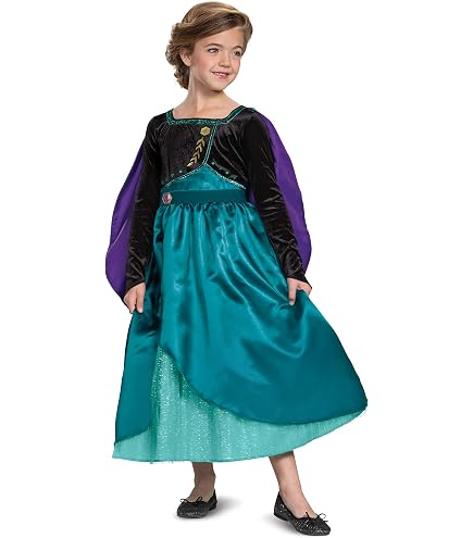 Disney Anna Coronation Costume for Girls – Frozen 2, Size 3 Multicolored : Clothing, Shoes & Jewelry