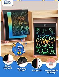 TEKFUN Toys for Kids, 2 Pcs LCD Writing Tablet with
