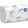 Scott Professional Pro Scottfold Universal Multifold Paper Towels, Bulk (01980), Absorbency Pockets, White, 9.4"x12.4" Towel (175 Sheets/Pack, 25 Packs/Case, 4,375 Sheet Total)