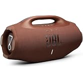 JBL Boombox 4 Portable Bluetooth Speaker, Waterproof, Deep Bass - Brown | Up To 34 Hours Playtime, IP68 Dustproof, AI Sound Boost For Louder Clearer Audio, Ideal For Beach, Pool, Boat And Outdoor Par