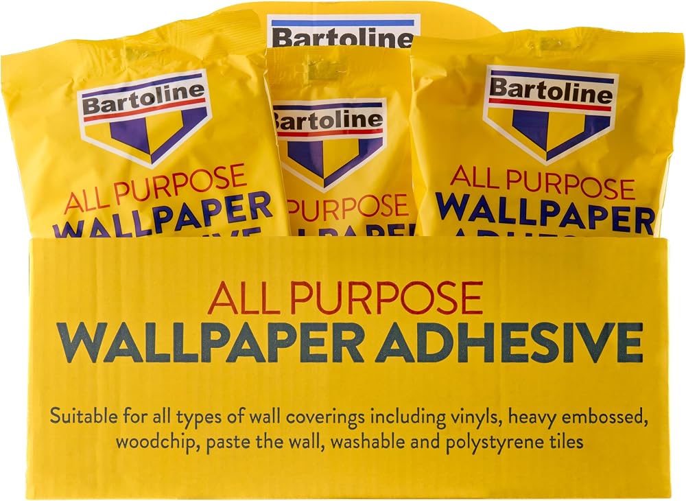 Bartoline All Purpose Wallpaper Adhesive 10 Roll Mixes 30s Ready 4min