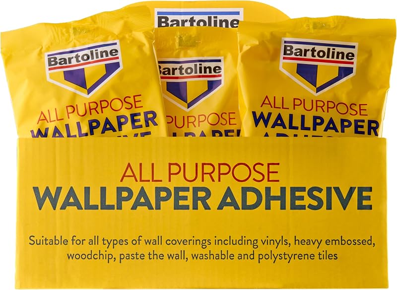Bartoline All Purpose Wallpaper Adhesive 10 Roll Mixes 30s Ready 4min