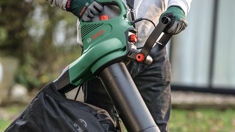 Soprador de folhas e aspirador elétrico bosch universalgardentidy 2300 (2300 w, saco coletor de 45 l, velocidade variável, para soprar, aspirar e triturar folhas, em caixa) — foto 3 de 5
