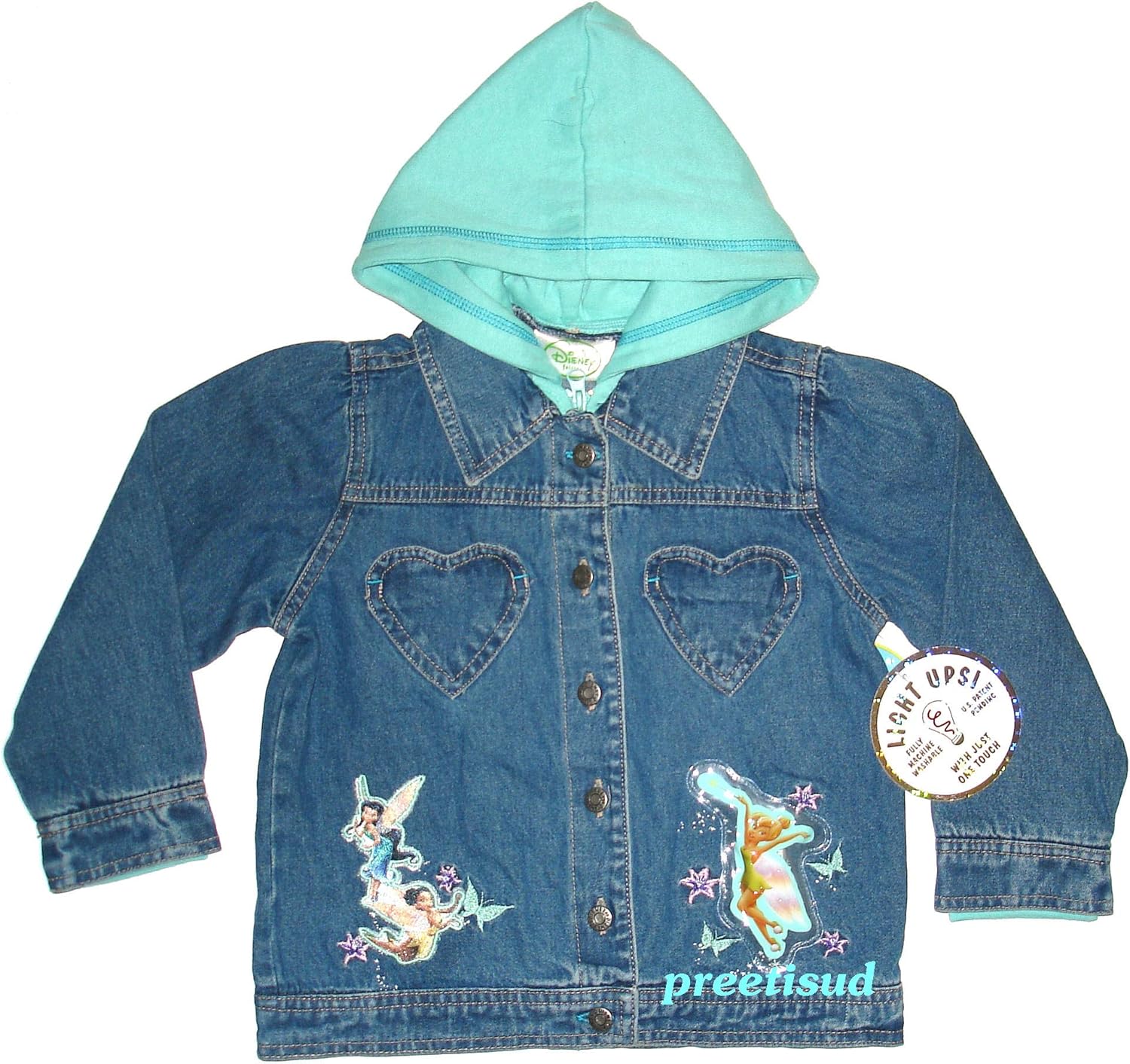 tinkerbell denim jacket