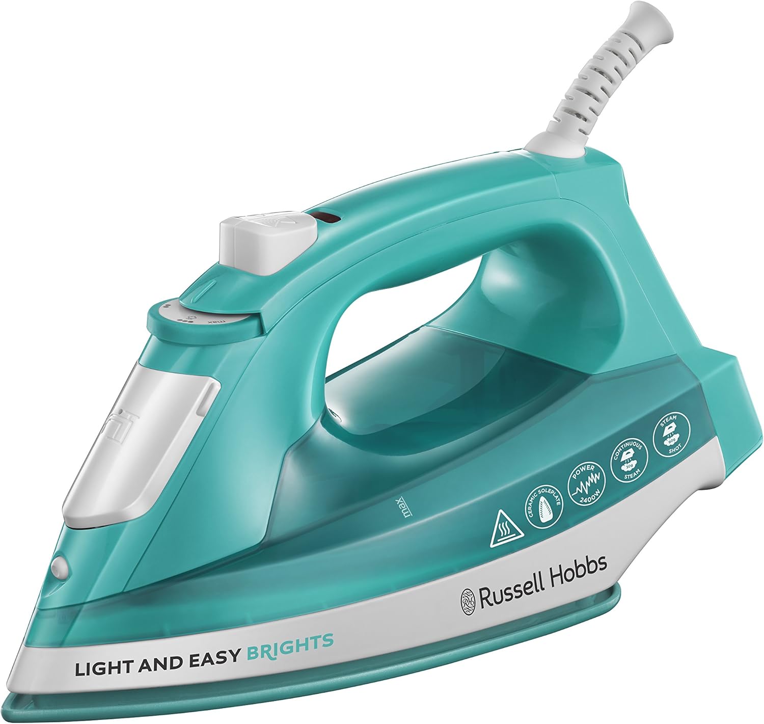Russell Hobbs 24840 Light and Easy Bright Iron, 2400 W, Aqua Amazon.co