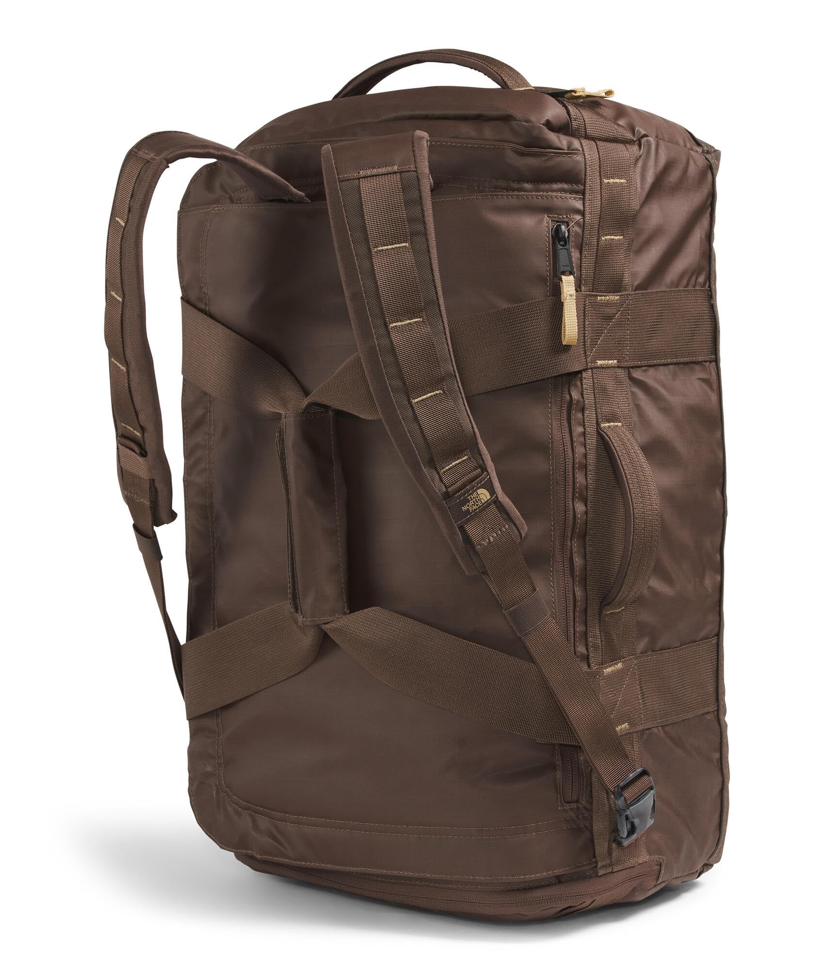 THE NORTH FACE Base Camp Voyager Duffel—42L - PFAS Free, Smokey Brown/Khaki Stone, One Size