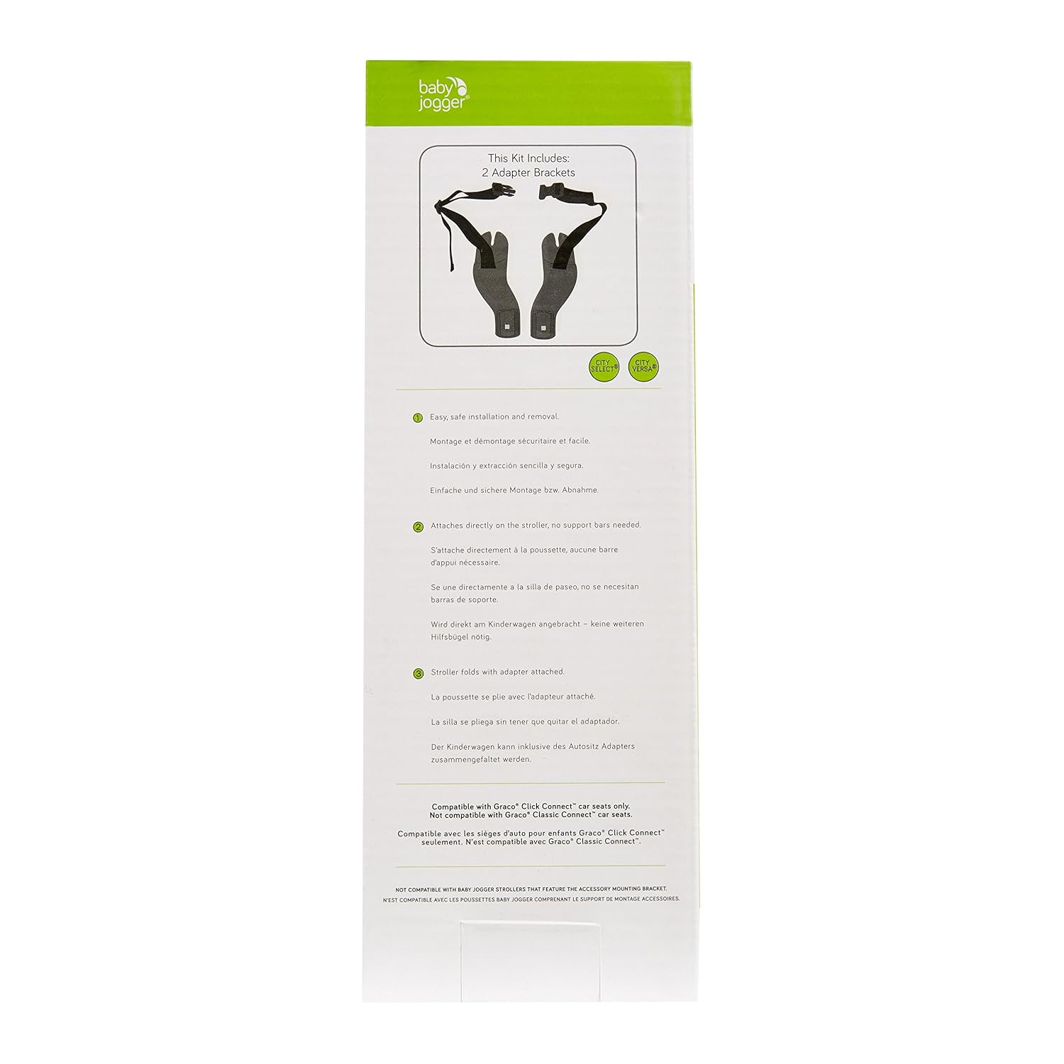 baby jogger city versa car seat adapter