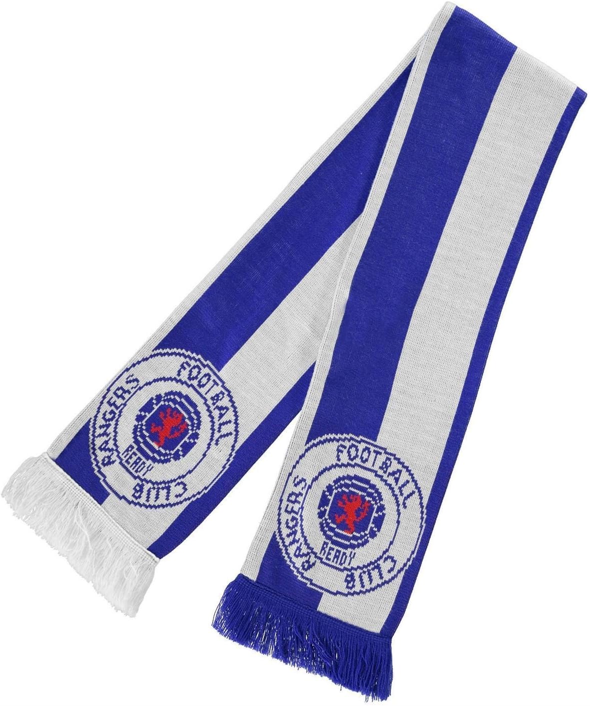 Original FC Rangers Glasgow Jacquard Knitted Scarf/Shawl New