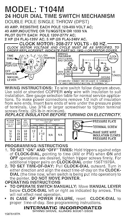 Time Clock Switch Wiring Diagram - Complete Wiring Schemas