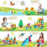 Kaysaitoy Oversize Magnetic Tiles 60PCS Magnetic Building Blocks for 3+ view 2