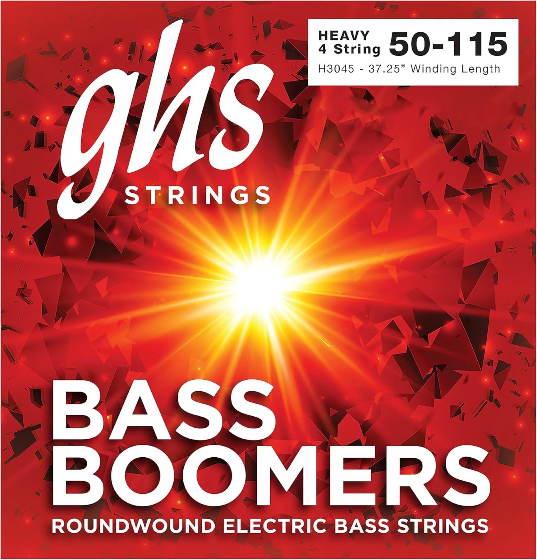 GHS BASS BOOMERS String Set For Electric Bass - H3045 - Heavy - Long Scale - 050/115