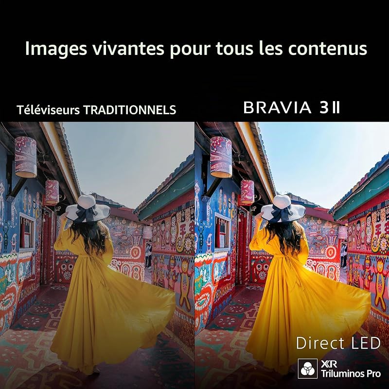BRAVIA 3 II Direct LED 65" | X-Balanced Speaker | Dolby Vision/Atmos | IMAX Enhanced | Google TV (2025) | Google Cast | Apple AirPlay 2| Dashboard Eco 2 | Menu Jeu 2