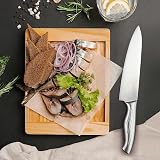 nuovva Kitchen Knife Set with Rotating Stand 7 pcs Sharp Stainless Steel view 5