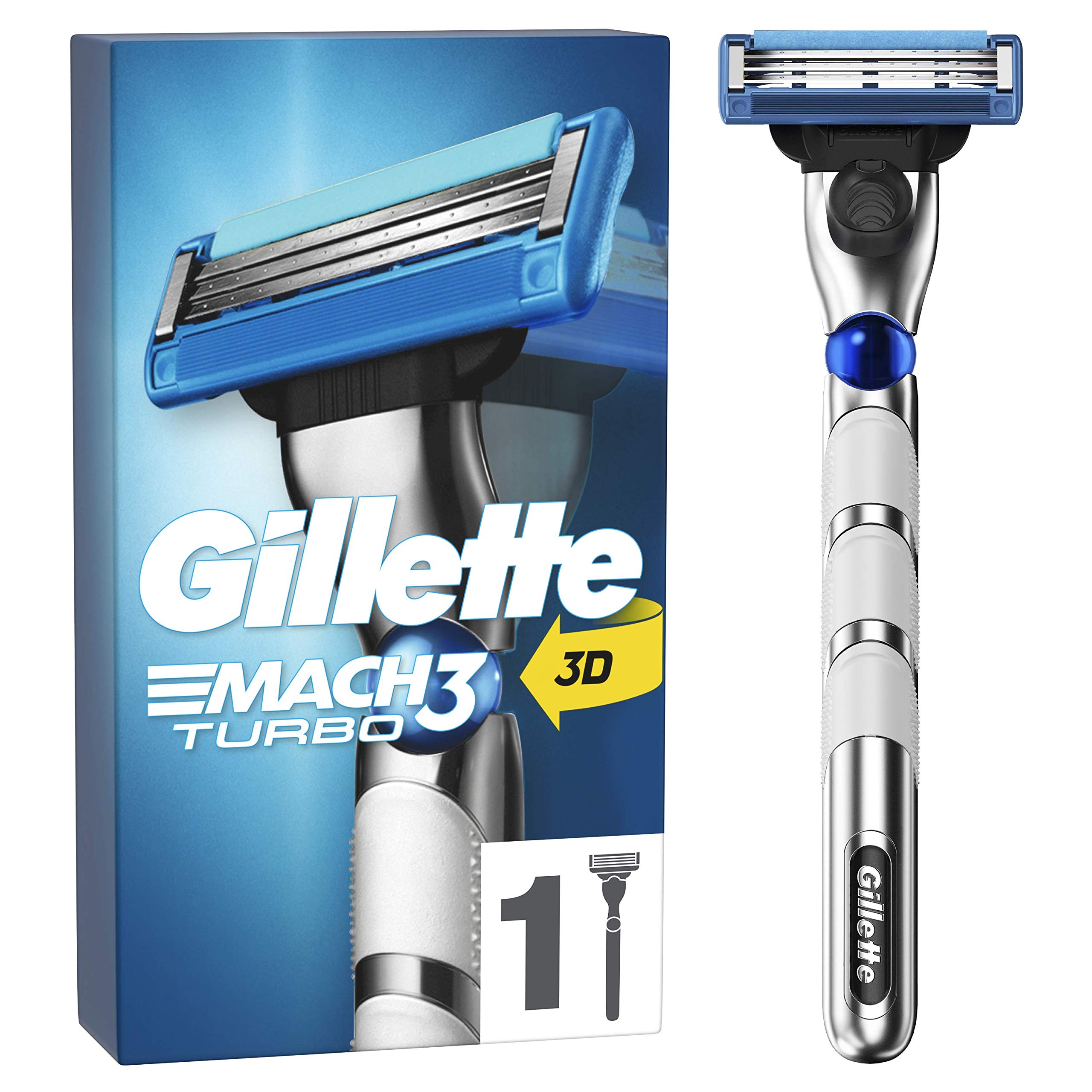 Gillette Maq Mach3 Turbo 1Up