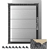 Artilume Honeycomb Laser Bed 15.7"x11.8" / 400x300mm for Laser Engraver, Heat-Resistant Laser Work Table with Measuring Scale, Desktop Protection for Artilume T1 U1 and Other Machines