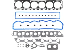 DNJ HGS4107 Graphite Cylinder Head Gasket Set for 1993-1996 Ford E150, E250, F150, F250 4.9L OHV 12V 300cid Y