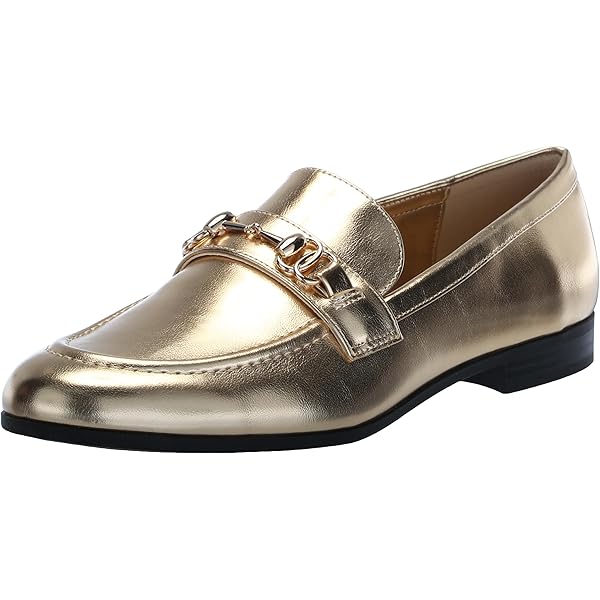 Amazon.com | La Canadienne Women's Demi Loafer Flat, Platinum, 5