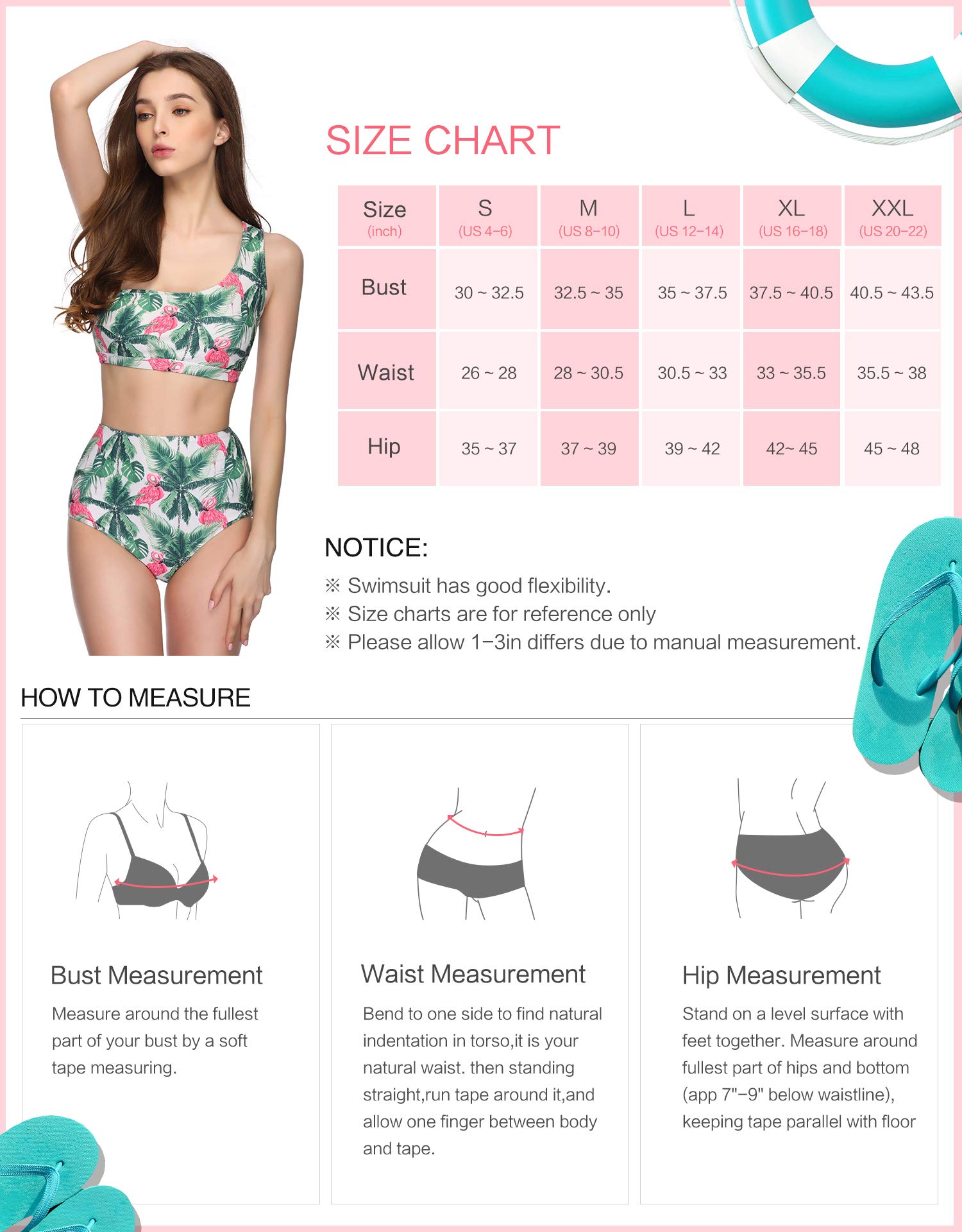 Verano Playa Women Bathing Suit Tropical Plant Floral Printed One Shoulder Top High Waisted Bottom Two Piece Swimsuit