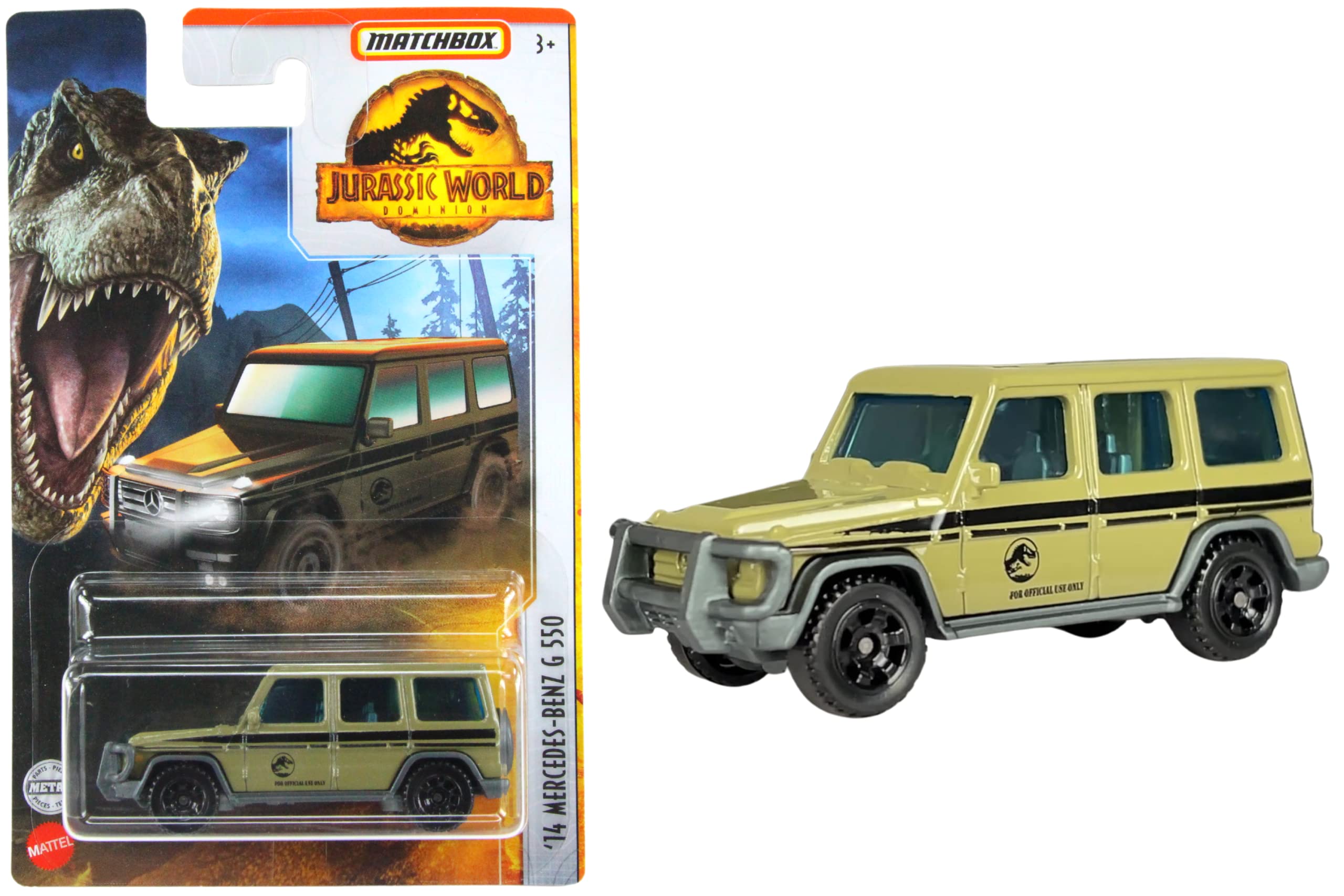 Matchbox Jurassic World Dominion FMW90 Diecast 1:64 Scale Vehicles - 2014 G 550 HBG98