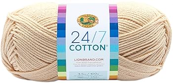 Lion Brand Yarn 100% Natural Cotton Yarn