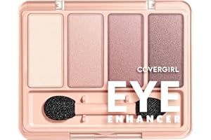 COVERGIRL - Eye Enhancers 4-Kit Eyeshadow, silky, sheer formula, double ended applicator, 100% Cruelty-free