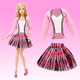 Miunana 28 Doll Clothes Set for 11.5 inch Dolls Winter Outfit Pack view 5