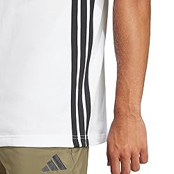 adidas Men's Essentials 3-Stripes Single Jersey