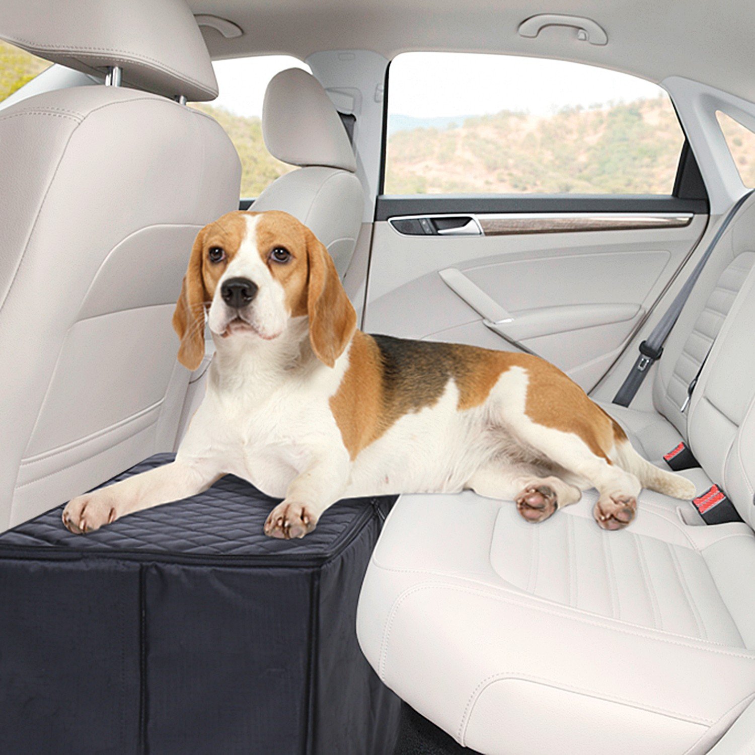 MSR IMPORTS Dog Car Seat Extender Safer More Comfortable MSR IMPORTS Dog Car Seat Extender Safer More Comfortable
