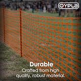 Oypla Heavy Duty Orange Safety Barrier Mesh Fencing 1m x 25m view 4
