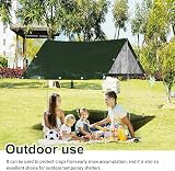 Onarway Tarpaulin 3m x 3m 105GSM Waterproof Heavy-Duty Green view 4