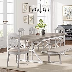 Tribesigns Farmhouse Dining Table for 6