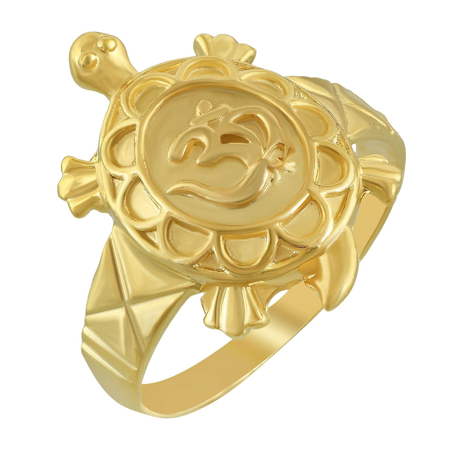 om gold ring design