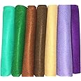 Misscrafts 7pcs 18" X 18" 1.4mm Thick Soft Felt Nonwoven Fabric Sheet Pack DIY Craft Patchwork Sewing Squares Assorted Colors(Autumn)