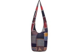 COTON POSE Women Shoulder Handbags Fashion canvas Hippie Crossbody Bags Bohemian Animal Prints Hobo Bags