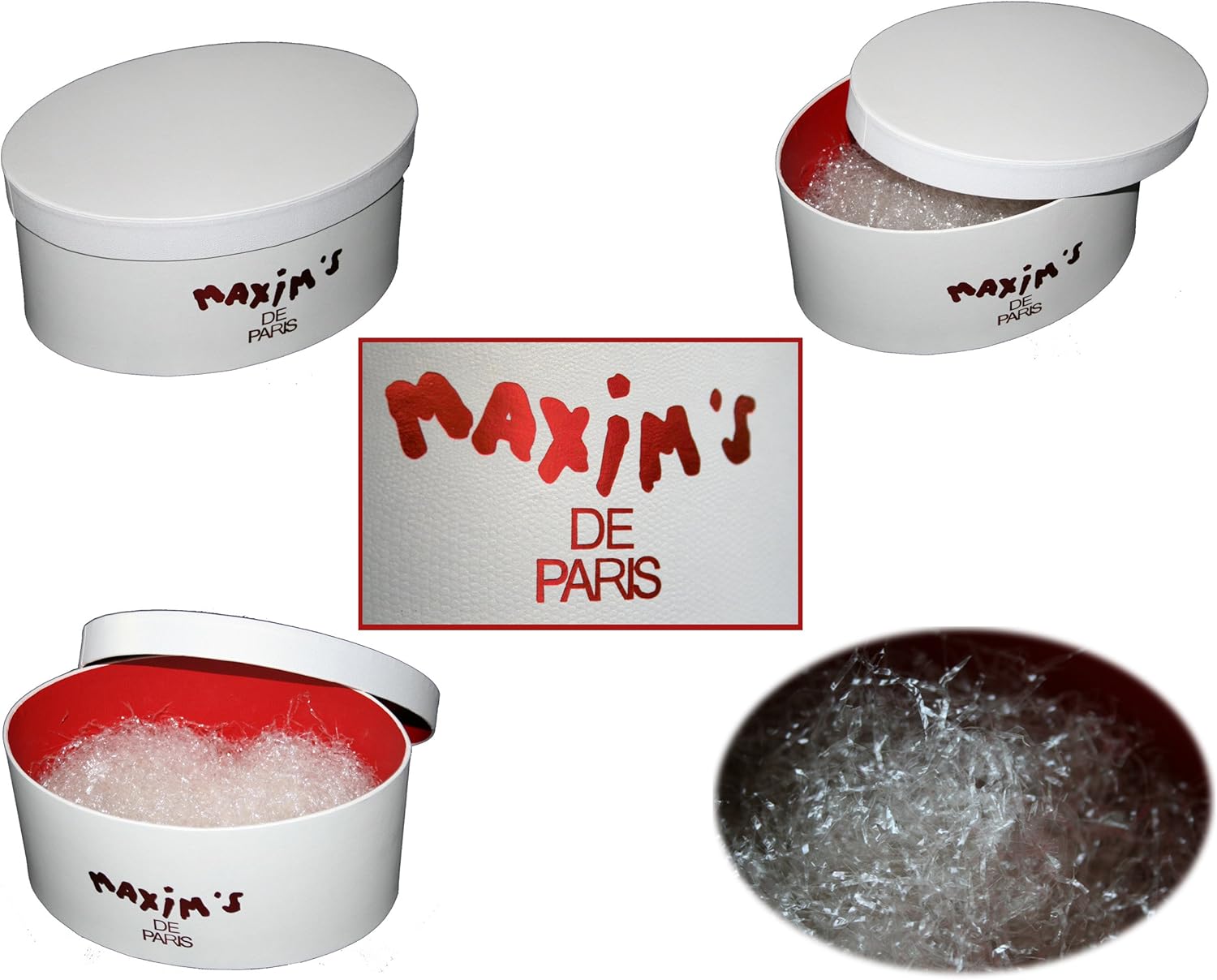Maxim s de Paris Oval Diseño Sombrerera Caja con Tapa: Amazon.es: Hogar