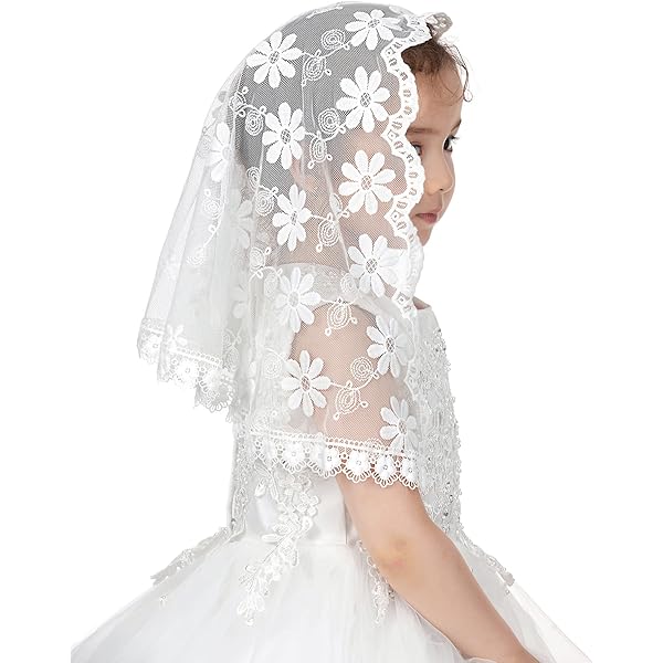 Amazon Tocado Primera Comunion Spanish First Communion Veil With