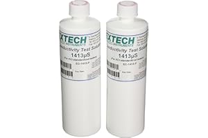 Extech EC-1413-P 1413 µS Conductivity Standard Solution (Two Bottles) – Pre-Mixed Calibration Fluid for Conductivity Meters and TDS Meters, Laboratory Quality Accuracy