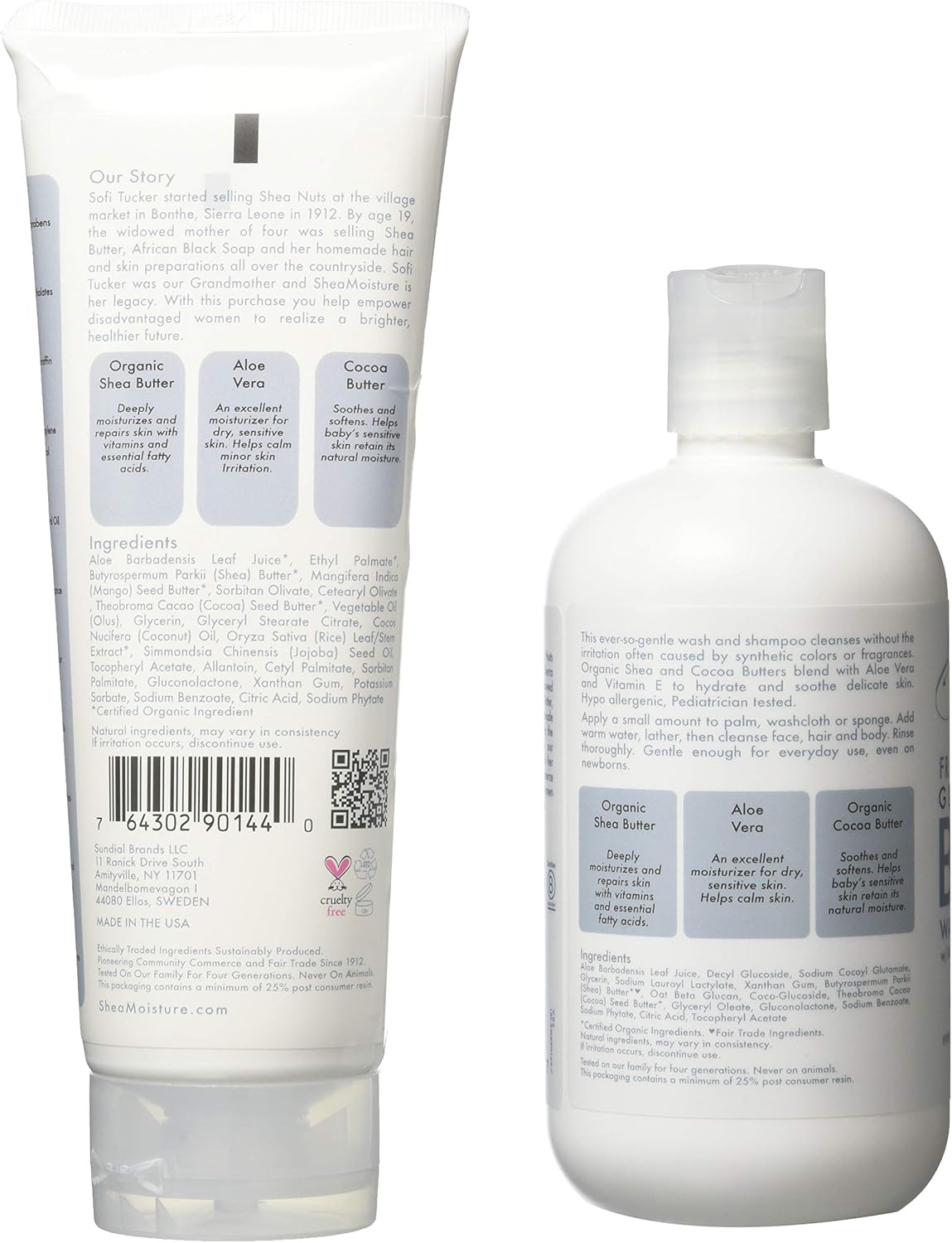 Amazon Com Shea Moisture Baby Fragrance Free Gluten Free Extra