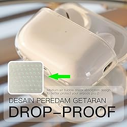 Clear Case Compatible with AirPods Pro 2, Soft TPU