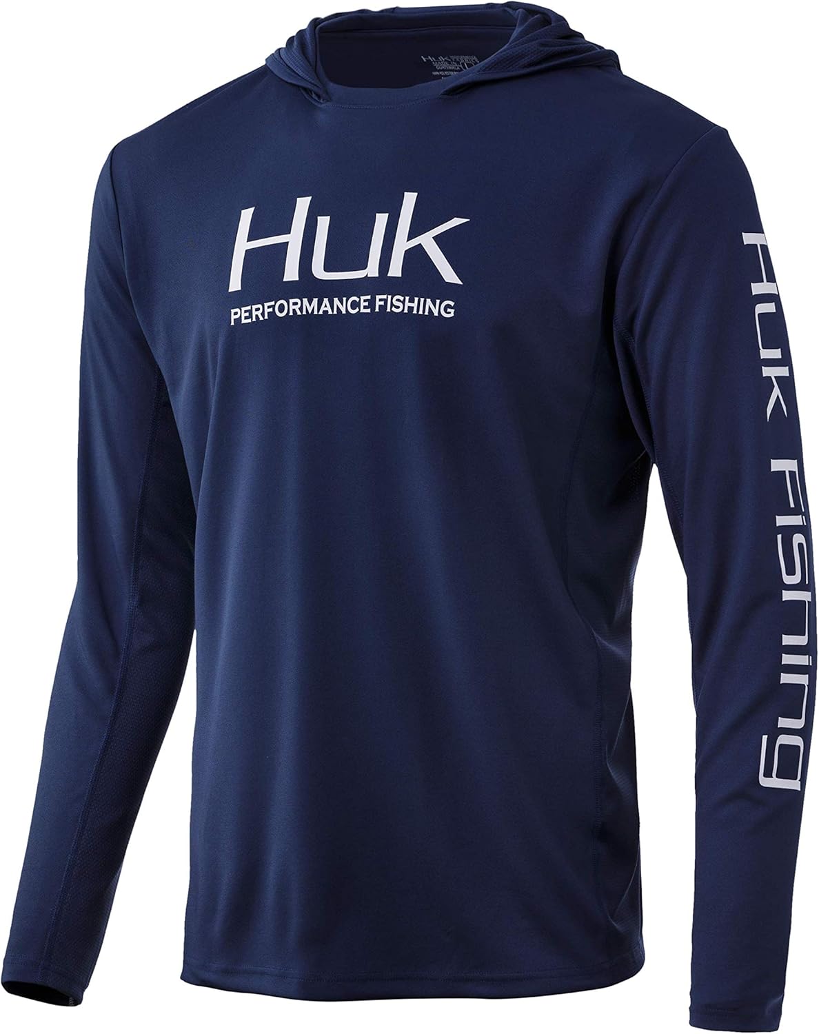 Huk Men's Icon X Hoodie | Long-Sleeve Performance Shirt with UPF 30+ Sun Protection: Clothing