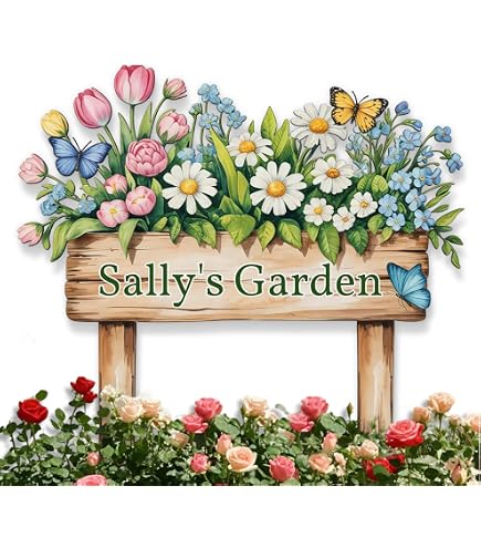 Panneau Jardin Potager Personnalisé En Métal Avec Piquets – Décoration Rustique Pour Légumes & Herbes