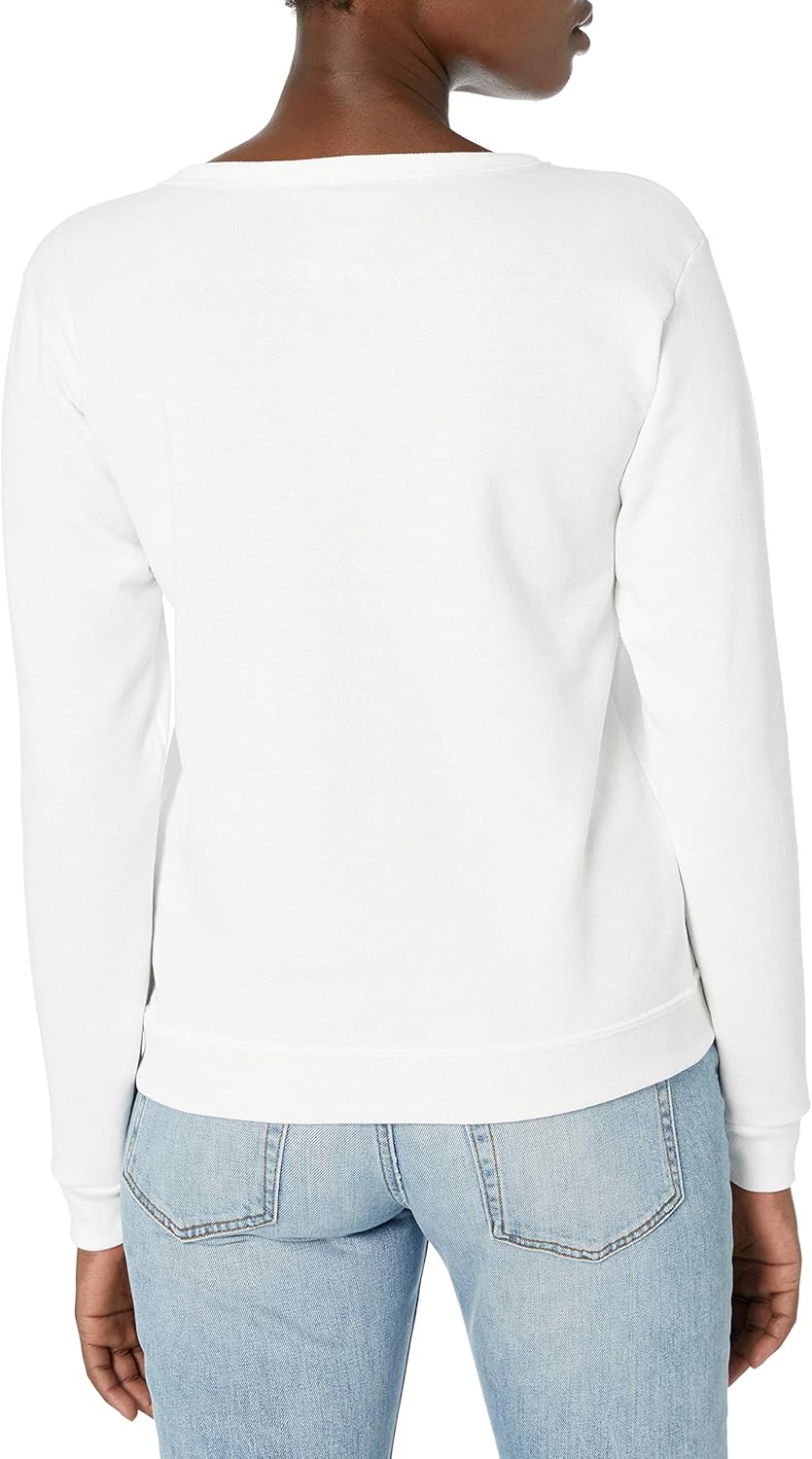 Hanes Women's V-Notch Pullover Fleece Sweatshirt at  Women’s Clothing store