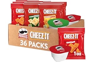 Cheez-It and Pringles Variety Pack, Lunch Snacks, Kids Snacks, Variety Pack (36 Count)